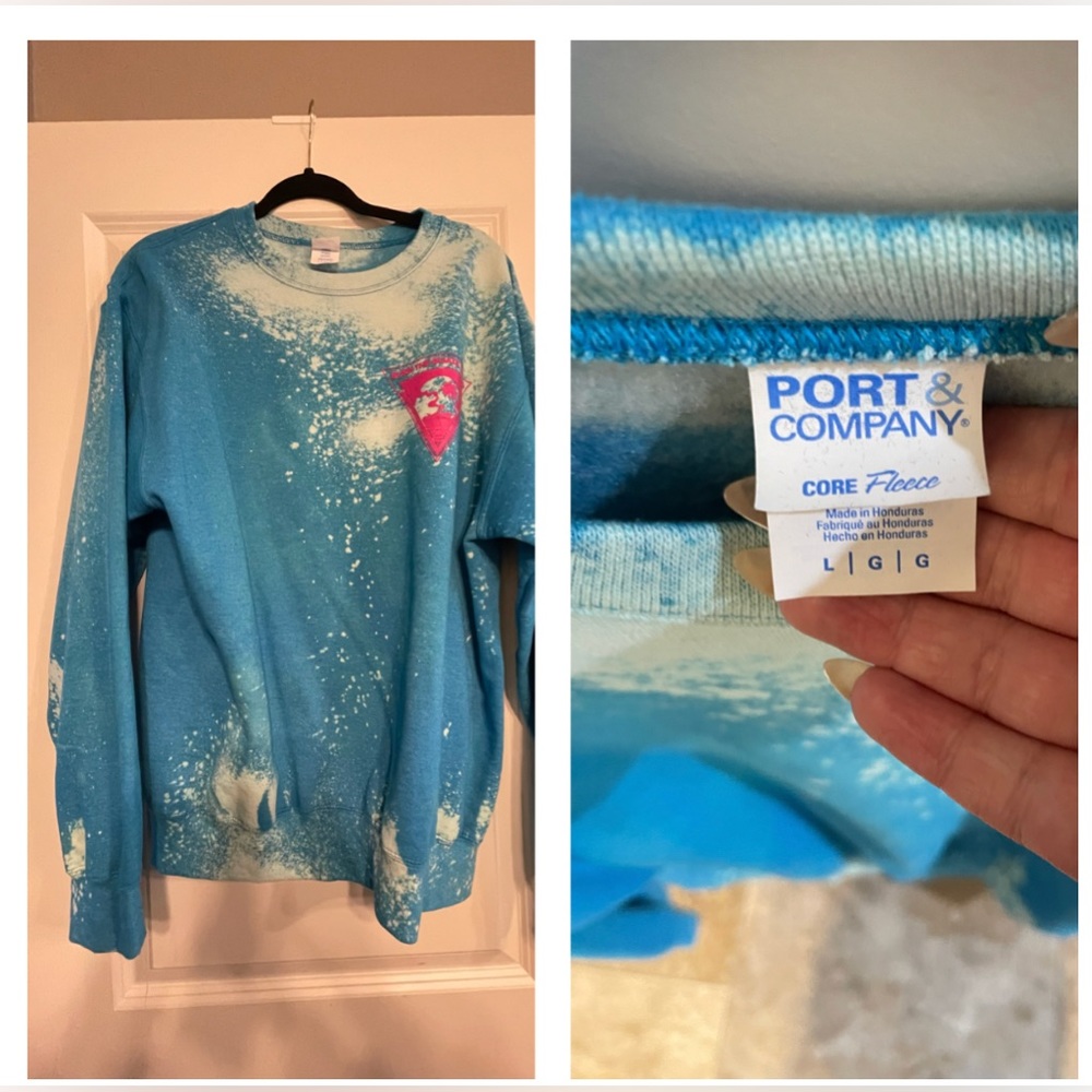 Burn the boats tattoo crewneck, Sz.L